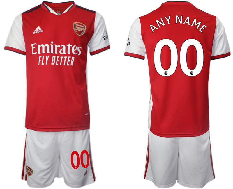 Men 2021-2022 Club Arsenal home red customized Soccer Jersey->arsenal jersey->Soccer Club Jersey